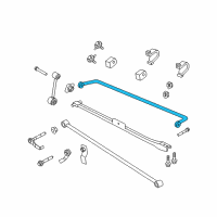 OEM 2009 Ford Mustang Stabilizer Bar Diagram - 6R3Z-5A772-A