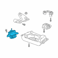 OEM 2020 Cadillac CT6 Mount Diagram - 84530866