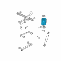 OEM 2012 GMC Yukon Coil Spring Diagram - 25783732