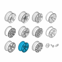 OEM BMW 440i Light Alloy Rim Ferricgrey Diagram - 36-11-7-846-781