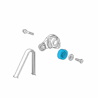 OEM Honda Fit Pulley, Idler Diagram - 31180-55A-003