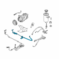 OEM 2009 BMW X6 2Nd Part Adaptive Drive Expansion Hose Diagram - 32-41-6-788-260