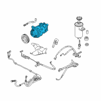 OEM 2010 BMW X6 Tandem Pump Diagram - 32-41-6-787-345