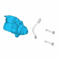 OEM 2007 Jeep Compass Engine Starter Diagram - R5034555AA