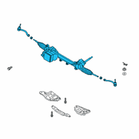 OEM 2020 Kia K900 Gear & Linkage Assembly- Diagram - 57700J6000