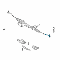 OEM 2019 Kia K900 End Assembly-Tie Rod, LH Diagram - 56820J6000