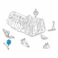 OEM 2004 Cadillac Seville Front Mount Diagram - 25696073