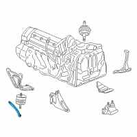 OEM 1999 Oldsmobile Aurora Brace-Trans Diagram - 3545140