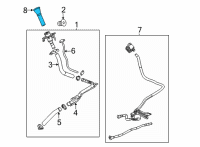 OEM Buick Encore GX Filler End Diagram - 13580741