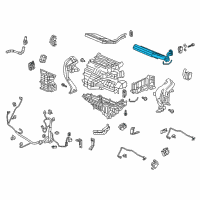 OEM 2018 Honda Odyssey Evaporator Sub-Assembly Diagram - 80215-THR-A52