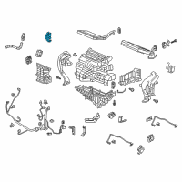 OEM 2022 Honda Odyssey Motor Assembly, Defroster Diagram - 79150-THR-A41