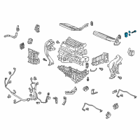 OEM 2021 Honda Odyssey Valve Sub-Assembly, Expansion Diagram - 80221-THR-A41