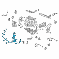 OEM 2020 Honda Odyssey Wire Harness, Air Conditioner Diagram - 32157-THR-A20