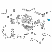 OEM 2021 Honda Odyssey Motor Assembly, Ventilation Diagram - 79140-THR-A41