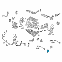 OEM 2021 Honda Odyssey Motor Assembly, Rear Mode Diagram - 79240-THR-A41