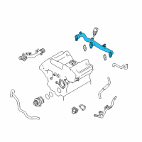 OEM 2006 Nissan Xterra Water Outlet Diagram - 11060-EA20A