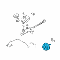 OEM 2005 Nissan 350Z Booster Assy-Brake Diagram - 47210-CE400