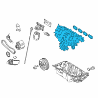 OEM 2016 Lincoln MKZ Intake Manifold Diagram - CJ5Z-9424-E