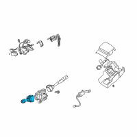 OEM 2001 Dodge Stratus Switch-Turn Signal Diagram - MR558806