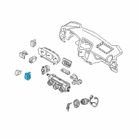 OEM Hyundai Sonata Switch Assembly-Seat Warmer, LH Diagram - 93700-3K010