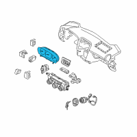 OEM 2010 Hyundai Sonata Cluster Assembly-Instrument Diagram - 94011-0A050