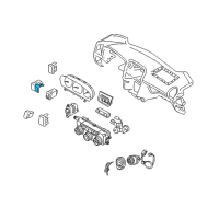 OEM 2010 Hyundai Sonata Switch Assembly-Esp Diagram - 93750-0A500-HZ