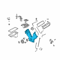 OEM Ford Expedition Timing Belt Cover Diagram - 2L1Z6019GA