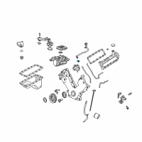 OEM Ford Oil Pump Gasket Diagram - 5F9Z6626AA