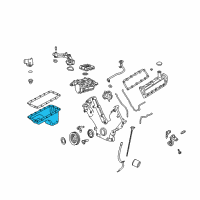 OEM 2006 Ford F-150 Oil Pan Diagram - 3L3Z-6675-BA