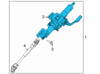 OEM Nissan Sentra COLMN-STRG Tilt Diagram - 48810-6LB1A