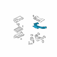 OEM 2011 Lexus LS460 Inlet, Air Cleaner Diagram - 17751-38011