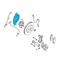 OEM Nissan Maxima Plate-BAFFLE Diagram - 41161-ZY70A