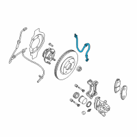 OEM 2014 Nissan Maxima Hose Assembly-Brake Center Diagram - 46210-ZX71B