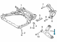 OEM 2020 Nissan Sentra Bolt Diagram - 54368-6LB0A