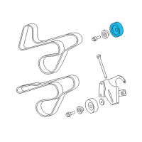 OEM Chrysler Pulley-Idler Diagram - 53010230