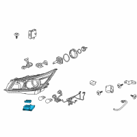 OEM Buick LaCrosse Ballast Diagram - 22743220