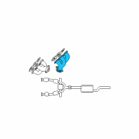 OEM 2002 Ford Mustang Manifold Diagram - 1R3Z-9430-BA