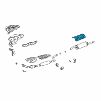 OEM Scion xB Heat Shield Diagram - 58327-52050