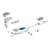 OEM Toyota Echo Heat Shield Diagram - 58153-52011