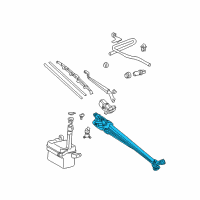 OEM Toyota Avalon Link Assy, Windshield Wiper Diagram - 85150-07030