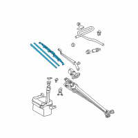 OEM 2003 Toyota Avalon Blade Assembly Diagram - 85212-07060