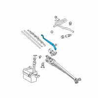 OEM 2000 Toyota Avalon Wiper Arm Diagram - 85211-07030