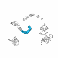 OEM Kia Optima Duct Assembly-Air Diagram - 282102G100