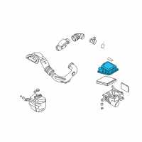 OEM 2008 Kia Optima Cover-Air Cleaner Diagram - 281112G100