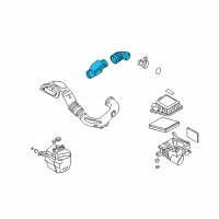 OEM Kia Optima Hose Assembly-Air Intake Diagram - 281301D100