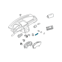 OEM Ford Taurus Tract Control Switch Diagram - 8G1Z-13D730-AA