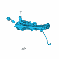 OEM Lexus Lamp Assembly, Clearance Diagram - 81620-78020