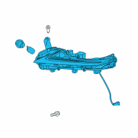 OEM 2019 Lexus NX300h Lamp Assembly, Clearance Diagram - 81620-78020