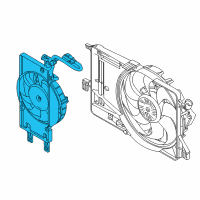 OEM 2017 Ford Focus Fan Assembly Diagram - BV6Z-8C607-L