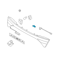 OEM 2015 Hyundai Azera Lamp Assembly-License Plate Diagram - 92501-3V000